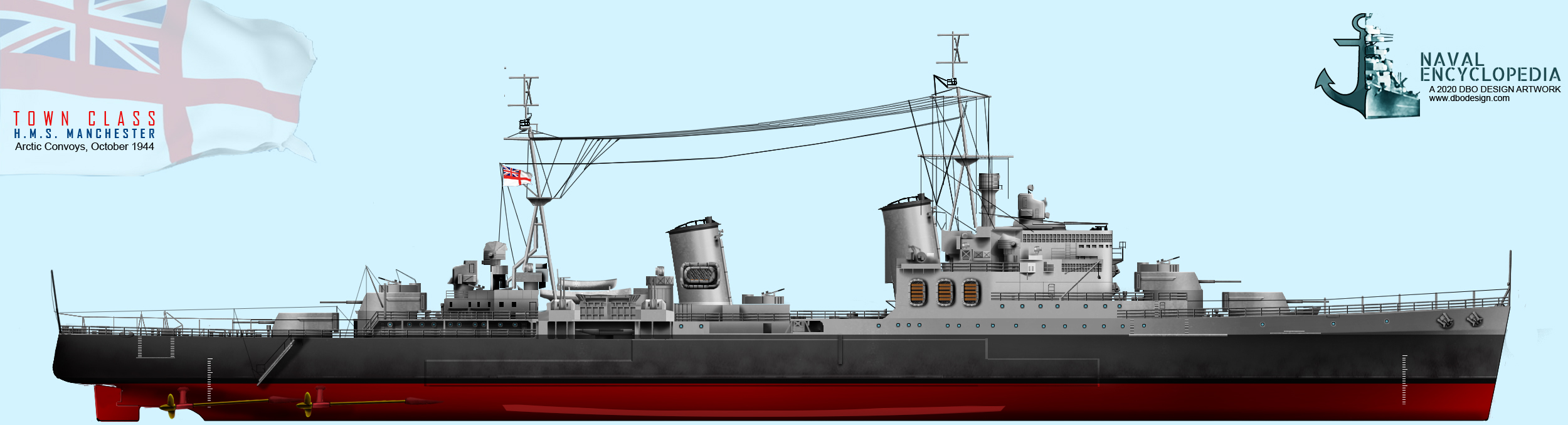 hms manchester 1944