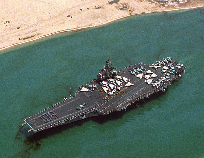 USS Forrestal Suez canal 108 days at sea