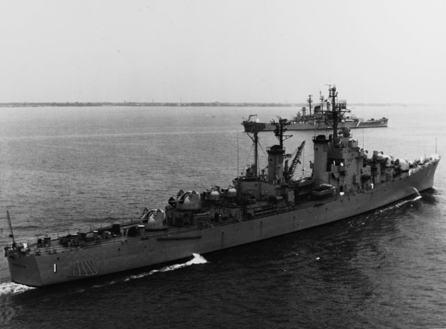 Norfolk_and_USS_Newport_News_underway_in_the_mid-1950s