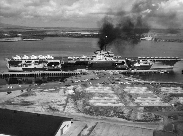 USS Ranger in pearl Harbor 1959