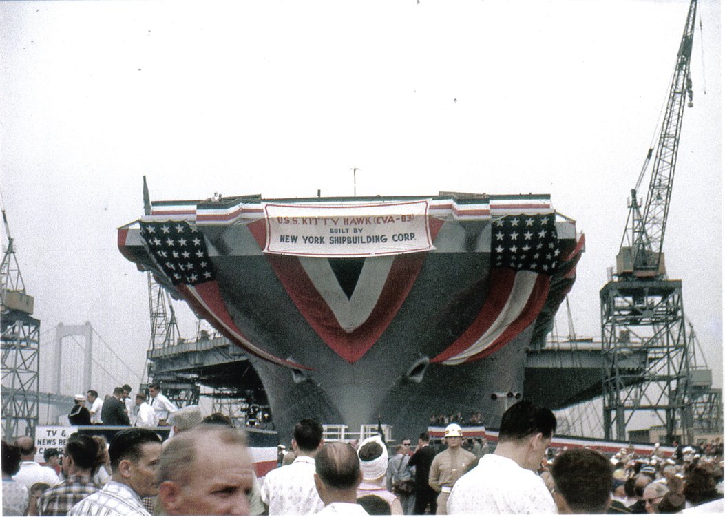 Launch of USS Kitty Hawk