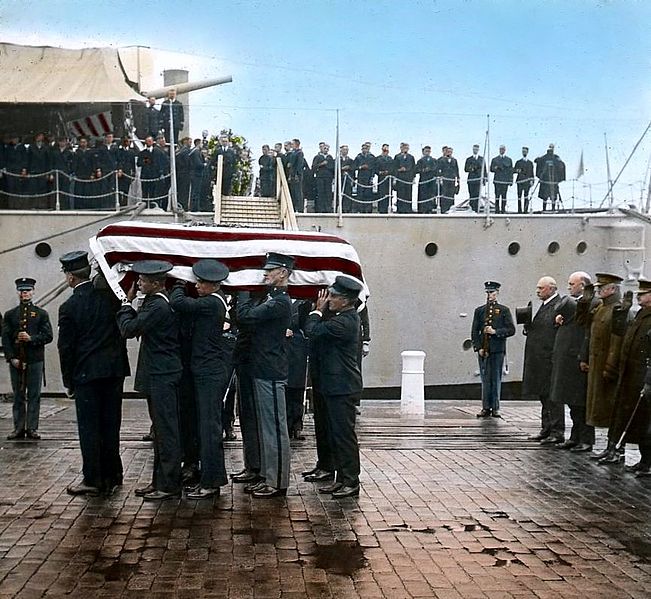 Repatriation of the Unknown Soldier at the Washington Navy Yard