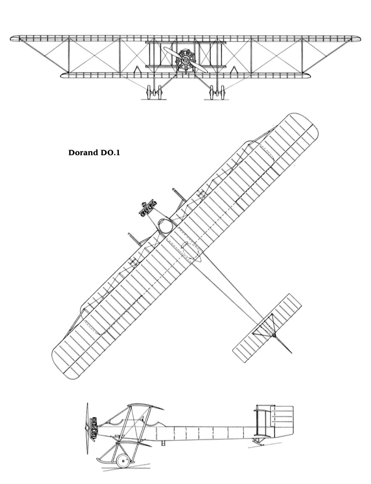 Dorand DO.1 Blueprint