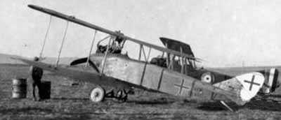 DFW C.V captured at Afule, 1918