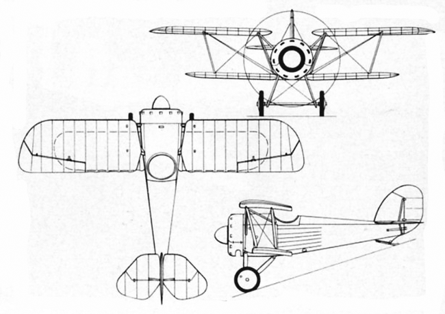 The original Kondor D.VI fighter of 1918