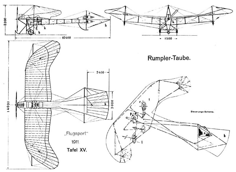 Rumple-Taube general design