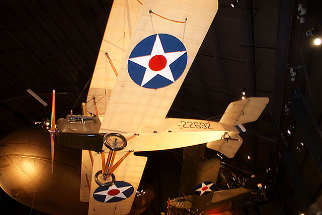 J-1 at the USAF Museum, showing the wing sweepback