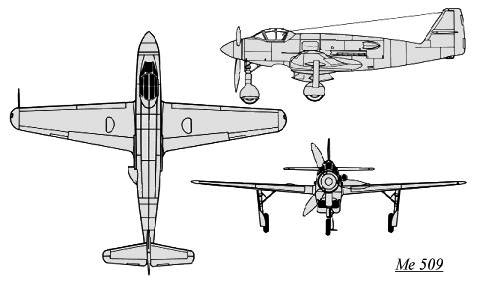 Me 509 blueprint - Luft46.org