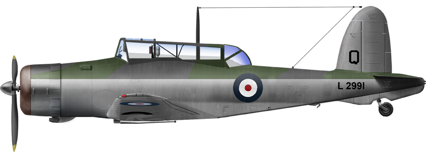 Skua Mk.II grey livery, HMS Ark Royal