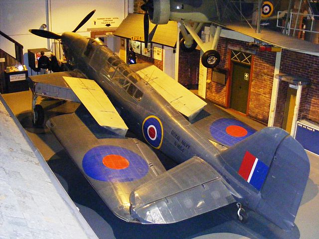 Fairey Fulmar, wings folded