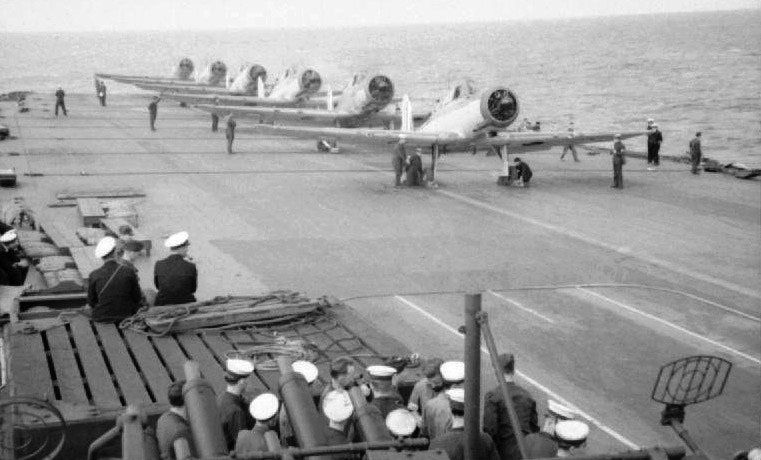 Skuas on HMS Ark Royal