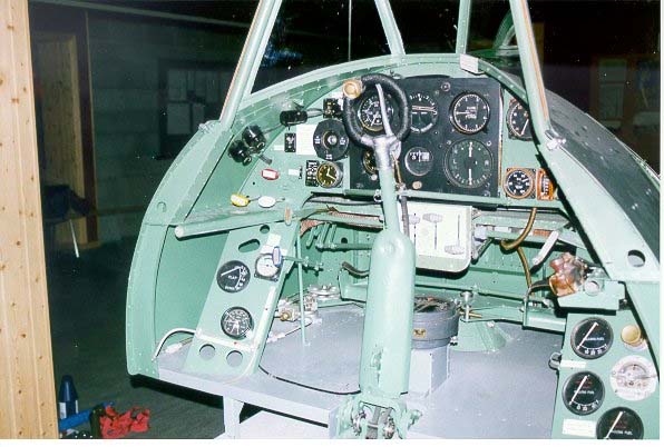 Cockpit of the Skua