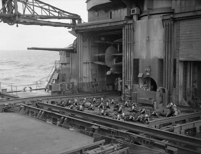 Walrus in HMS King Georges-V 