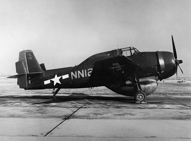 USN Avenger TBM 3W prototype in 1946