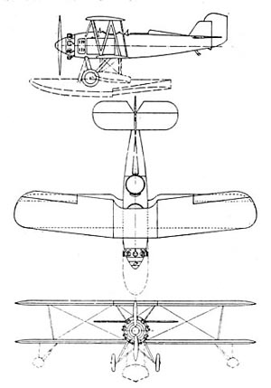 Vought O2U-3 view Aero Digest