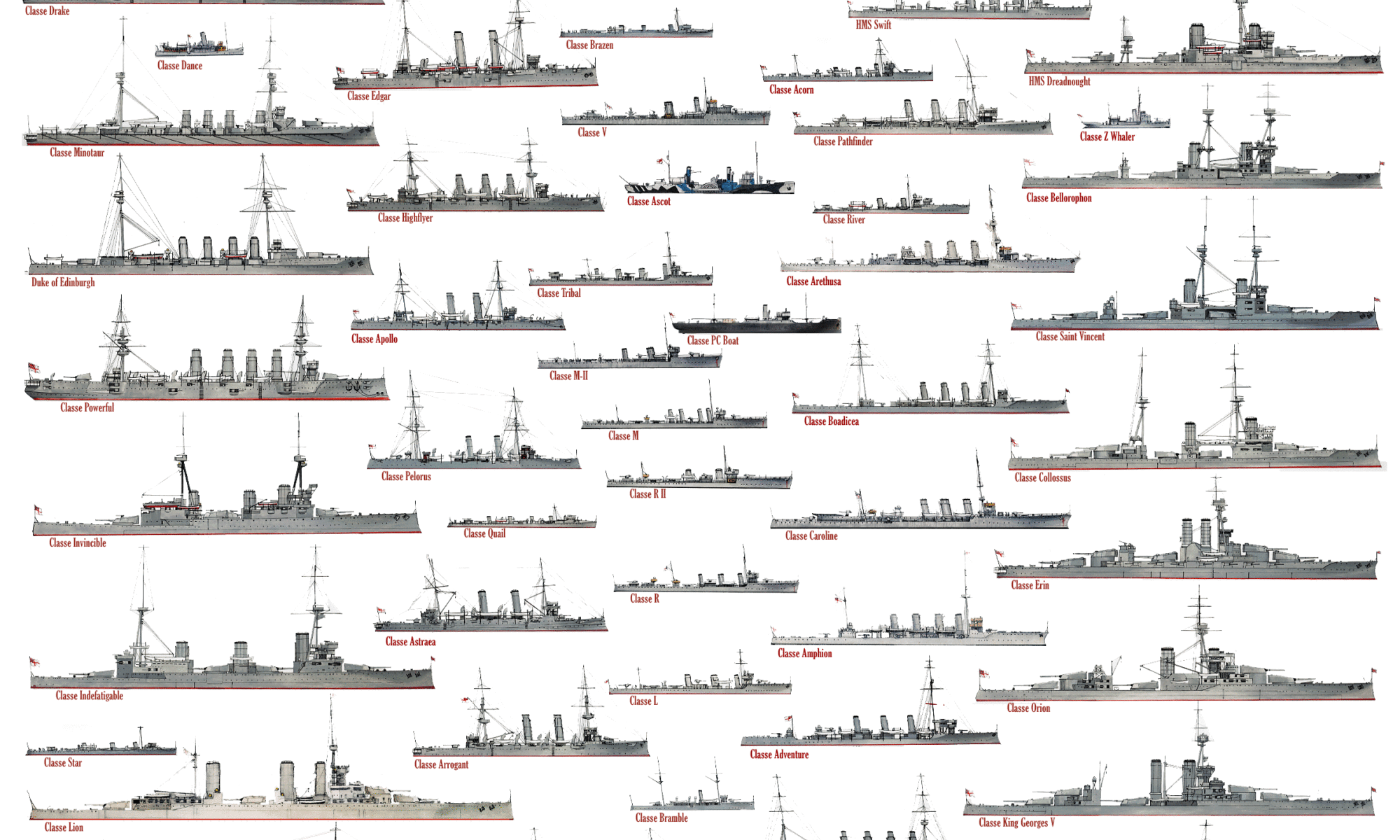 British Royal Navy Fleet