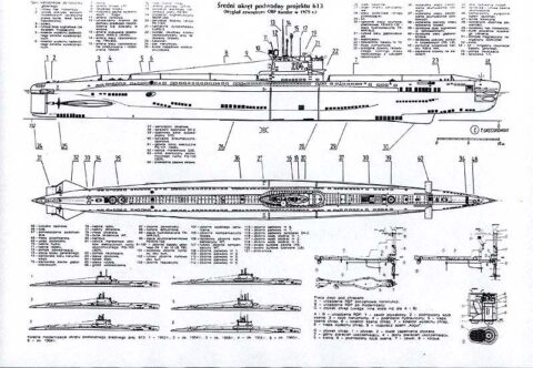 Whiskey class Soviet conventional attack submarines (1951)