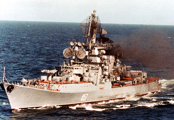 Kresta II class cruisers 1968