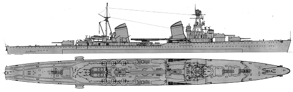 blueprint of the Kirov