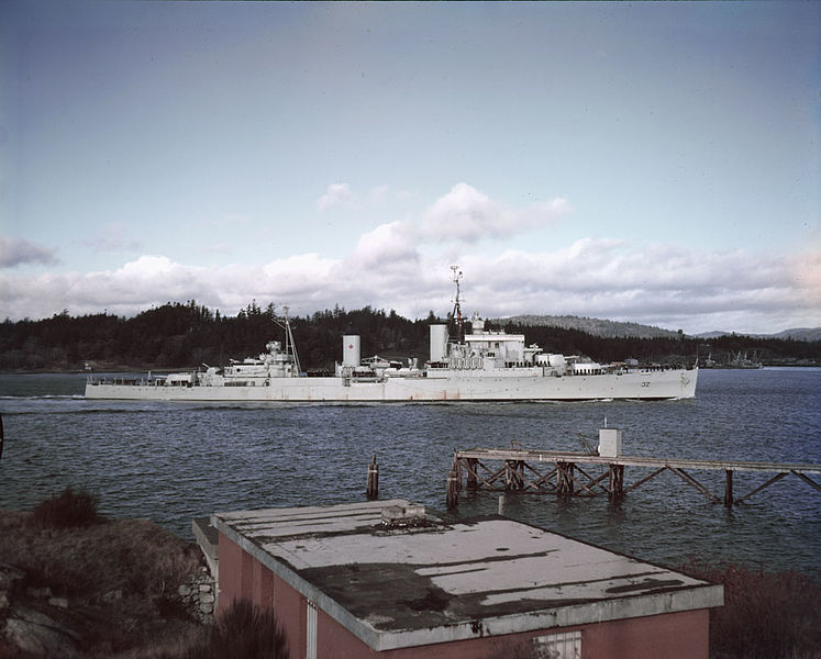 HMCS Ontario in the 1950s