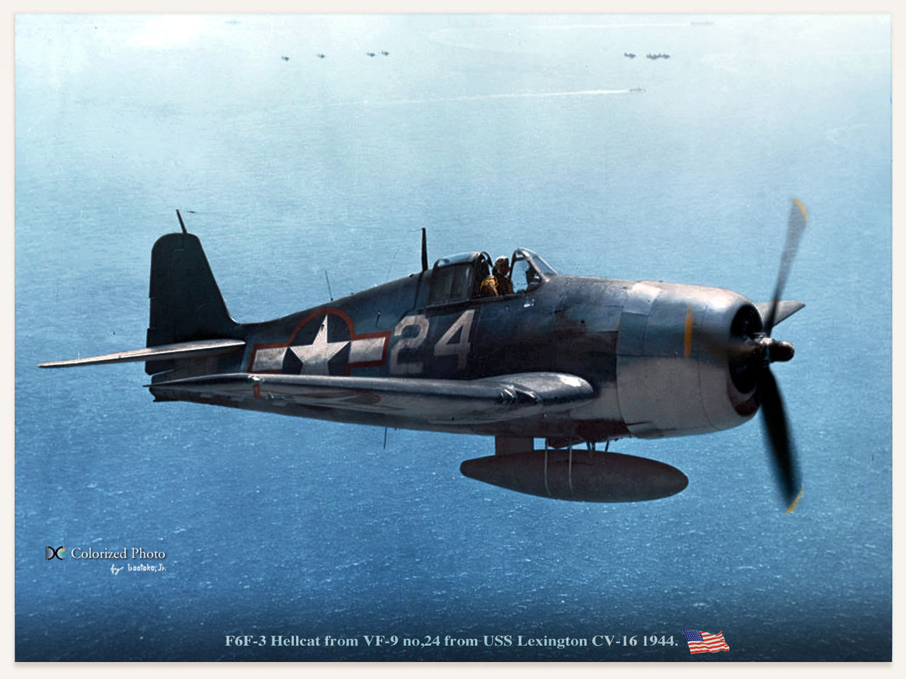 F6F-3 from USS Lexington (CV-16)