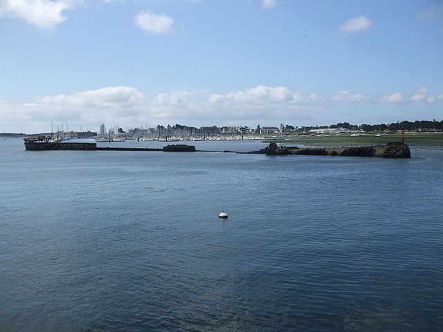 The hull of the Strasbourg in lorient as of today