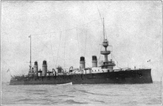 Montcalm in the naval review EB1911