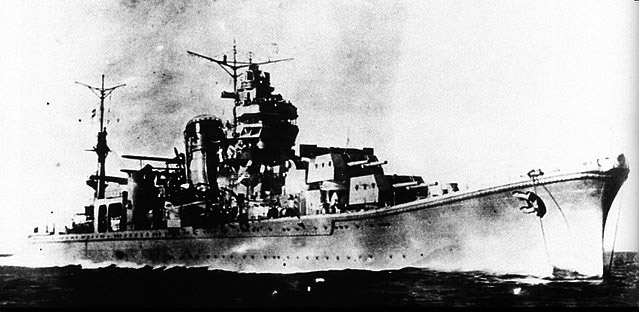 IJN Agano fwd view