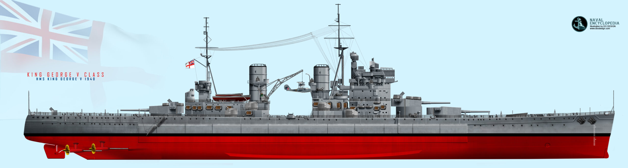 HMS King Georges V (As completed, 1940) - More to come