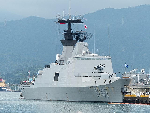 ROCS Wu Chang at Zhongzheng Naval Base