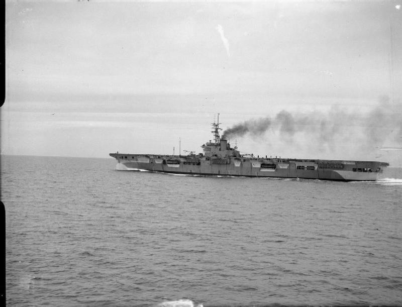 HMS Venerable in 1945