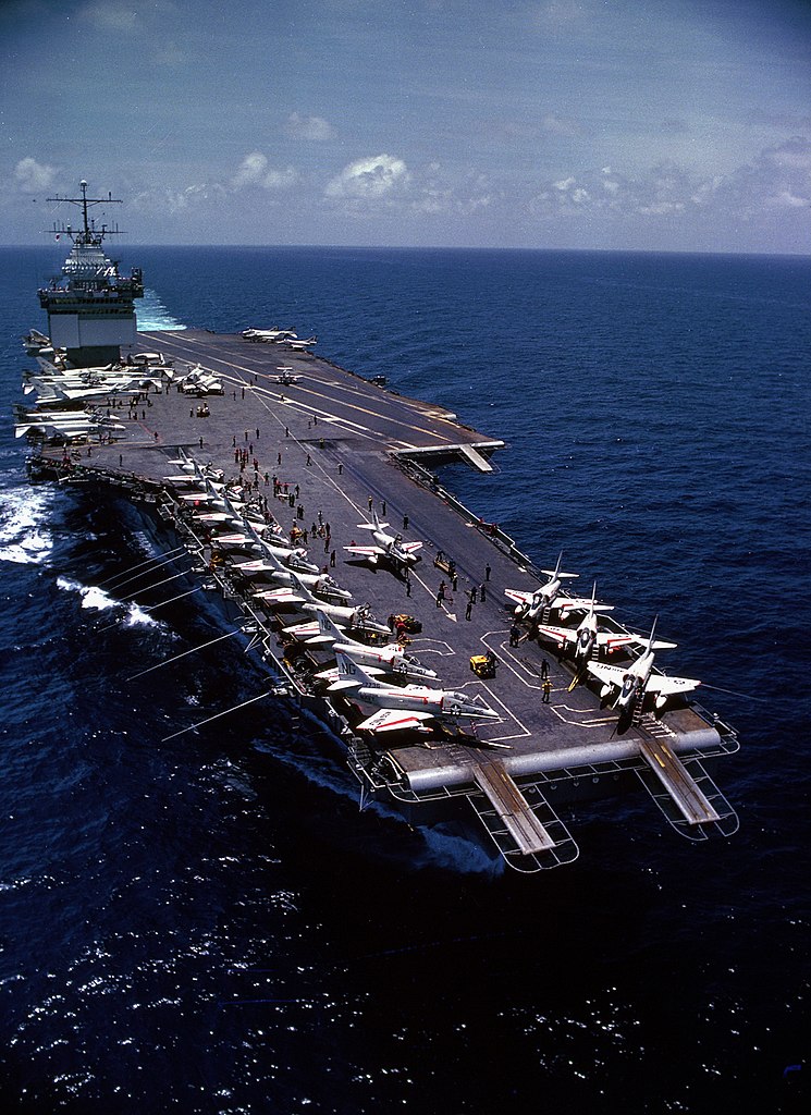 USS Enteprise in the Gulf of Tonkin, May 1966
