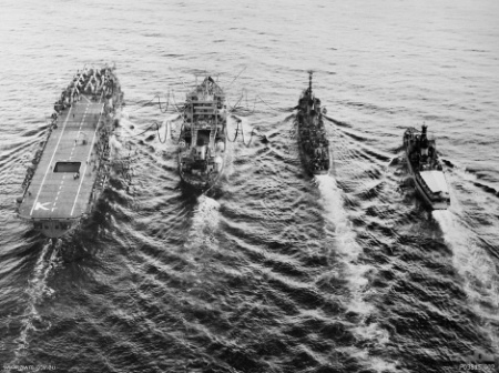 HMAS Sydney and allied ships in Korea