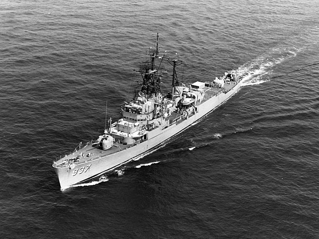 USS Davis in the Indian Ocean, 1979