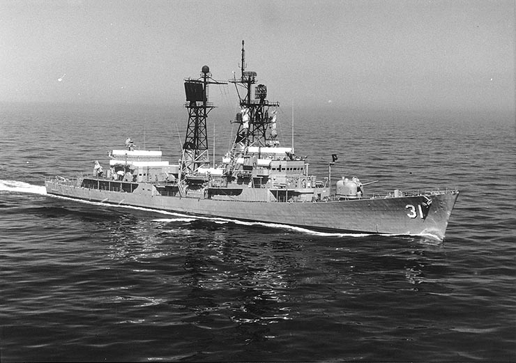 USS Decatur after conversion as DDG-31