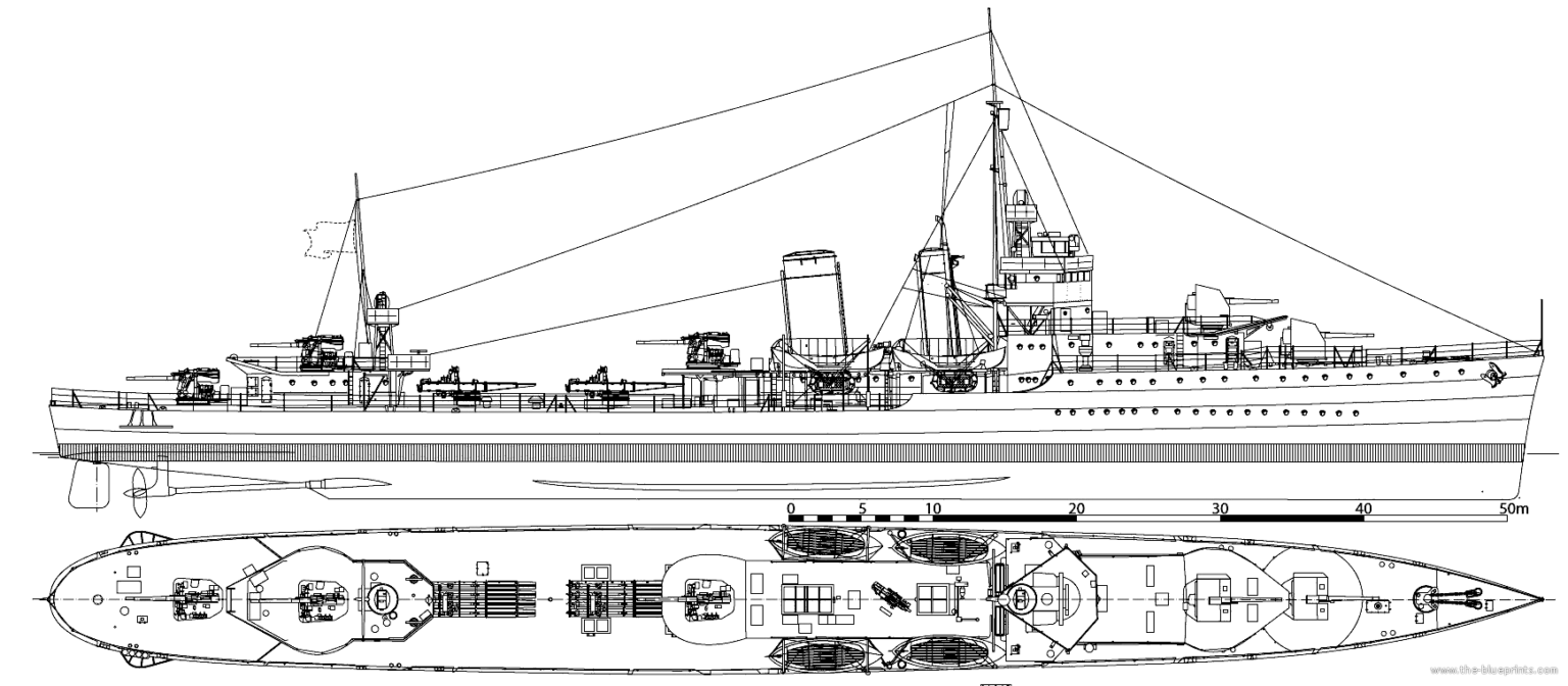 Farragut Class Destroyers 1934