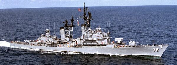 USS Luce, Mediterranean 12 March 1958