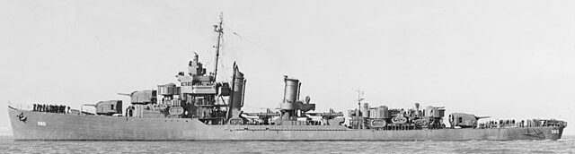 USS Phelps off San Francisco, 11 December 1942