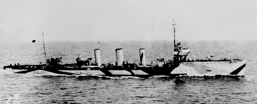 uss roe in 1918