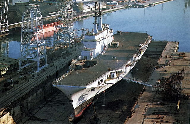 In drydock completion at Montfalcone