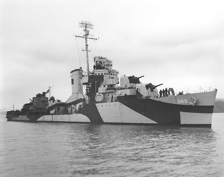 USS Mugford in 1944