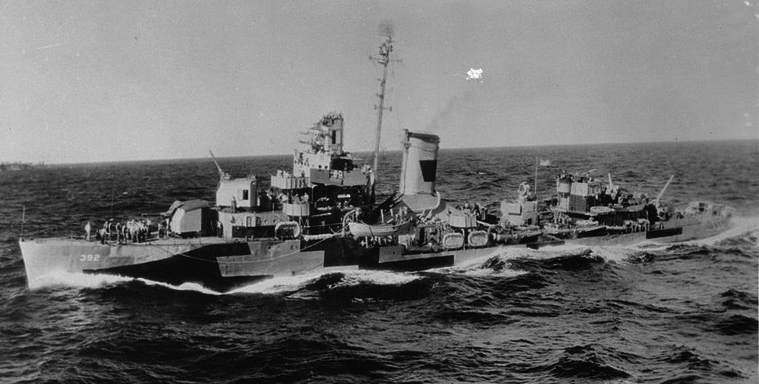 USS Patterson in 1944