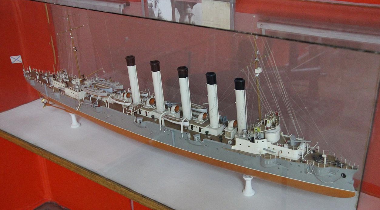 Model of the ship in St Petersburg Museum
