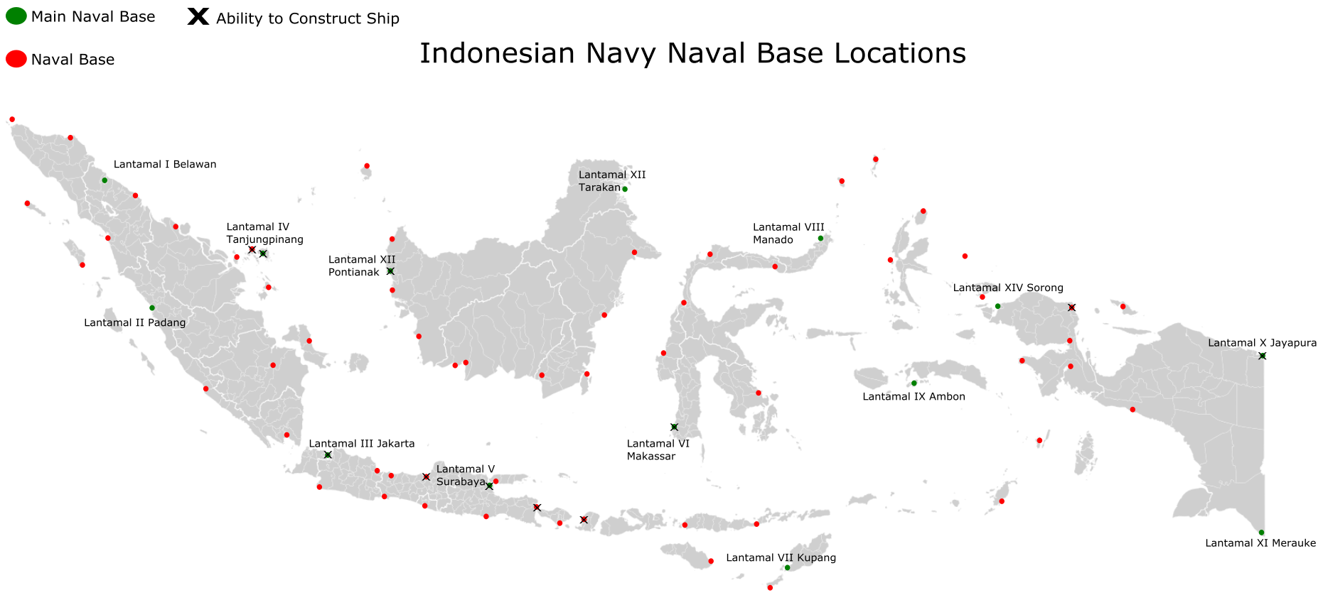 Indonesian Naval Bases and shipyards