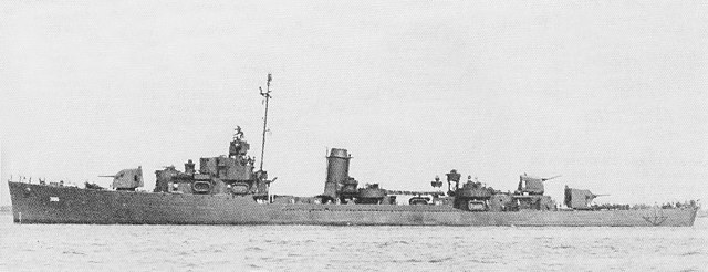 USS Jouett in August 1945