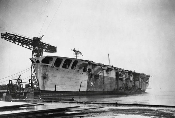 Conversion work or refit in 1944-45
