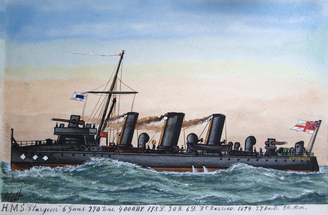 HMS Sturgeon by James Scott Maxwell