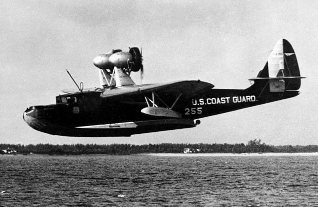 General_Aviation_PJ-1_Arcturus_in_flight_off_Miami_1934