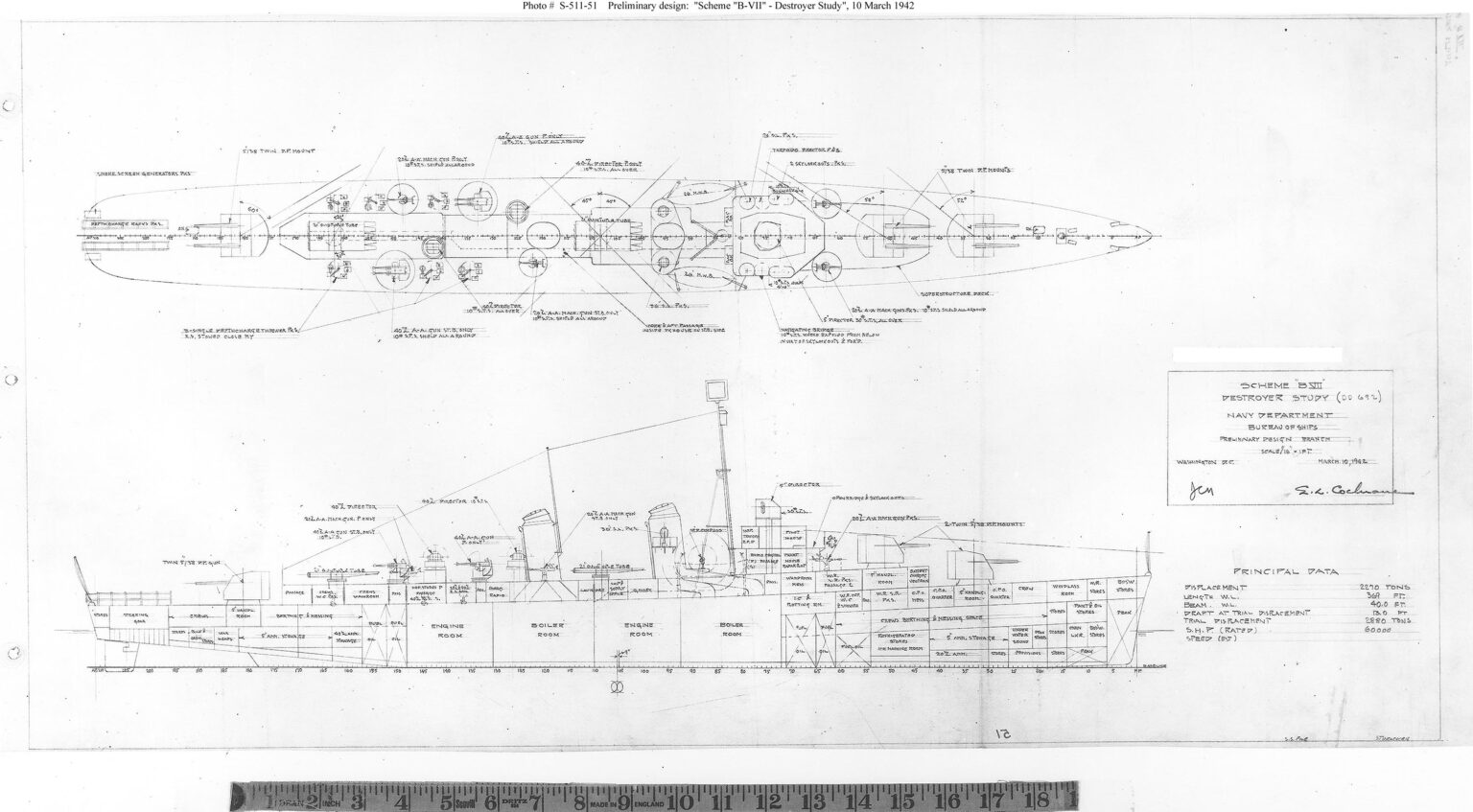 Allen M Sumner Class Destroyers 1943