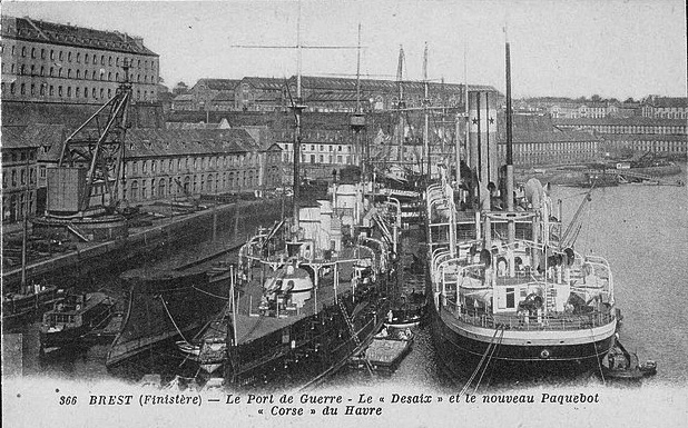 Desaix in Brest, Britanny, WWI
